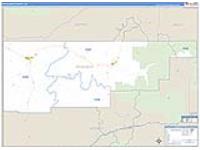 Rio Blanco, Co Carrier Route Wall Map